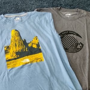 North Face 2 shirts like new